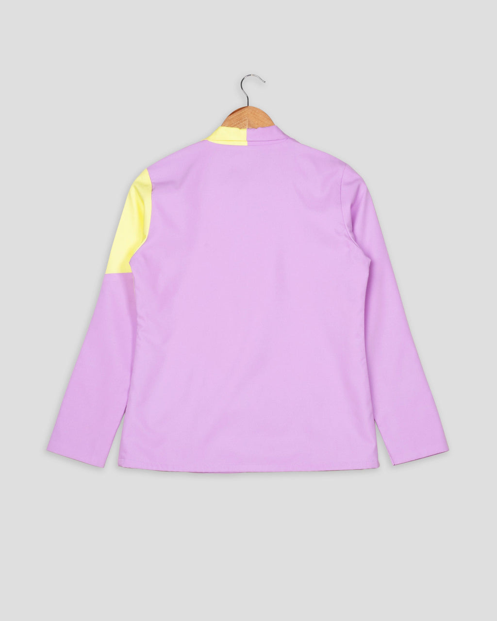 Chaqueta de mujer morada de crepé Butter