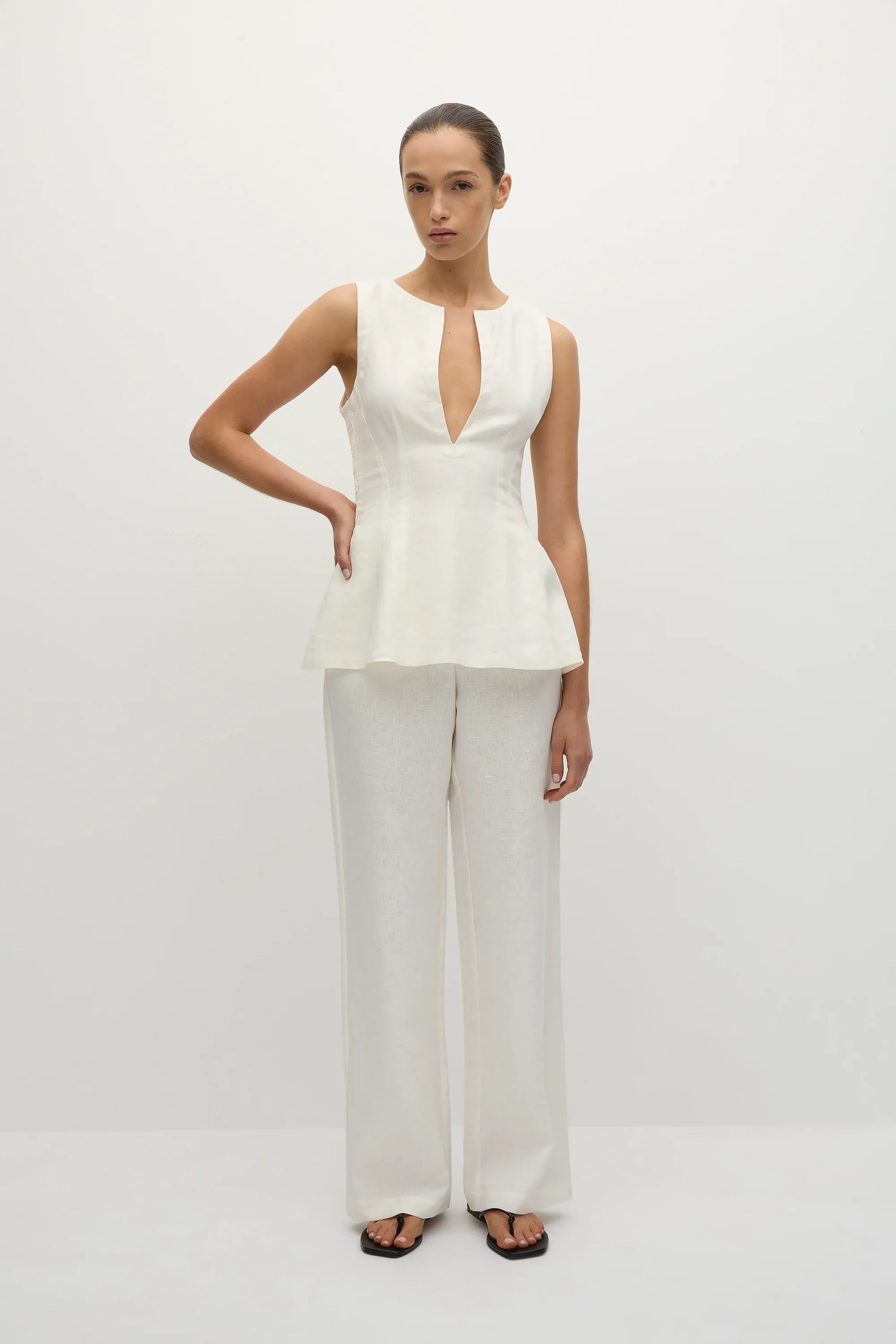 Haut Melia blanc - Vente finale