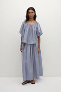Haut Ella à rayures Helle bleu marine vintage - Vente finale