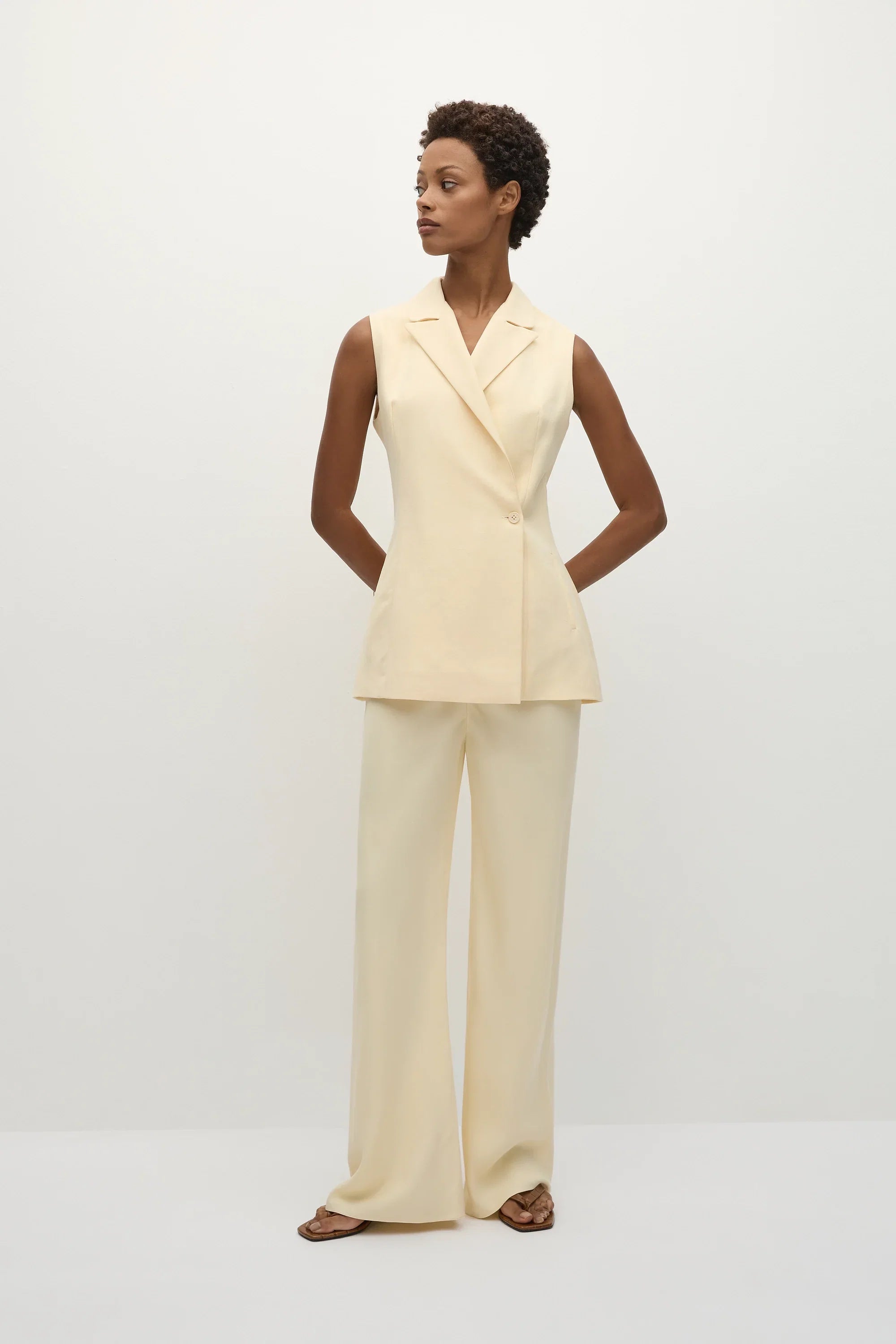 Blazer Florine jaune beurre - Vente finale