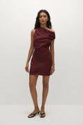 Robe courte Suis bordeaux - Vente finale